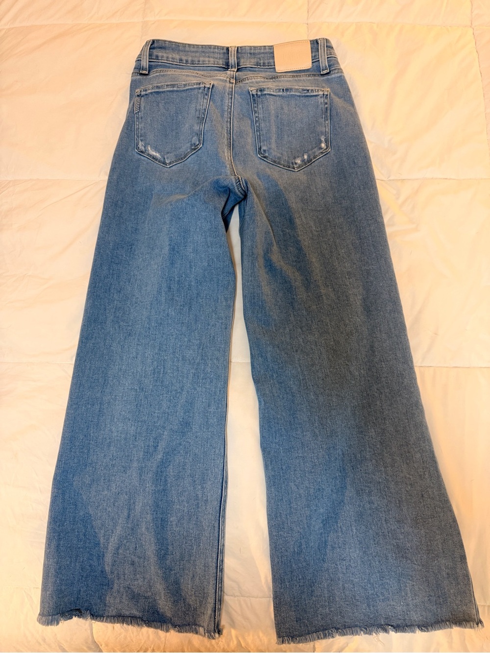 PAIGE High Rise Wide Leg Jeans, Size 27 - Picture 3 of 4
